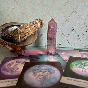 Rainbow Fluorite Crystal Tower